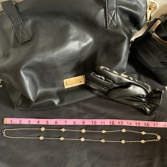 Vintage 80's Silver & Blue Beaded Dangle Earrings Set - Picture 11 of 12